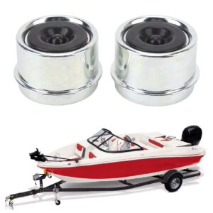Trailer Hub Bearing Dust Caps – 1.98” Grease Covers for Boat & Utility Trailers (2PCS)