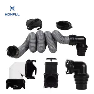 Heavy Duty RV Sewer Hose Kit – Flexible Waste Drain Hose for RV & Camper Use